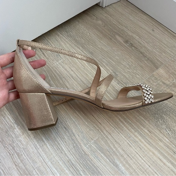 Nina Nora Reflective Suedette - Taupe Sz 9M - Picture 5 of 9